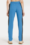 Rosaline Easy Movement Straight Fit Pants - Mykonos Blue — thumbnail 3